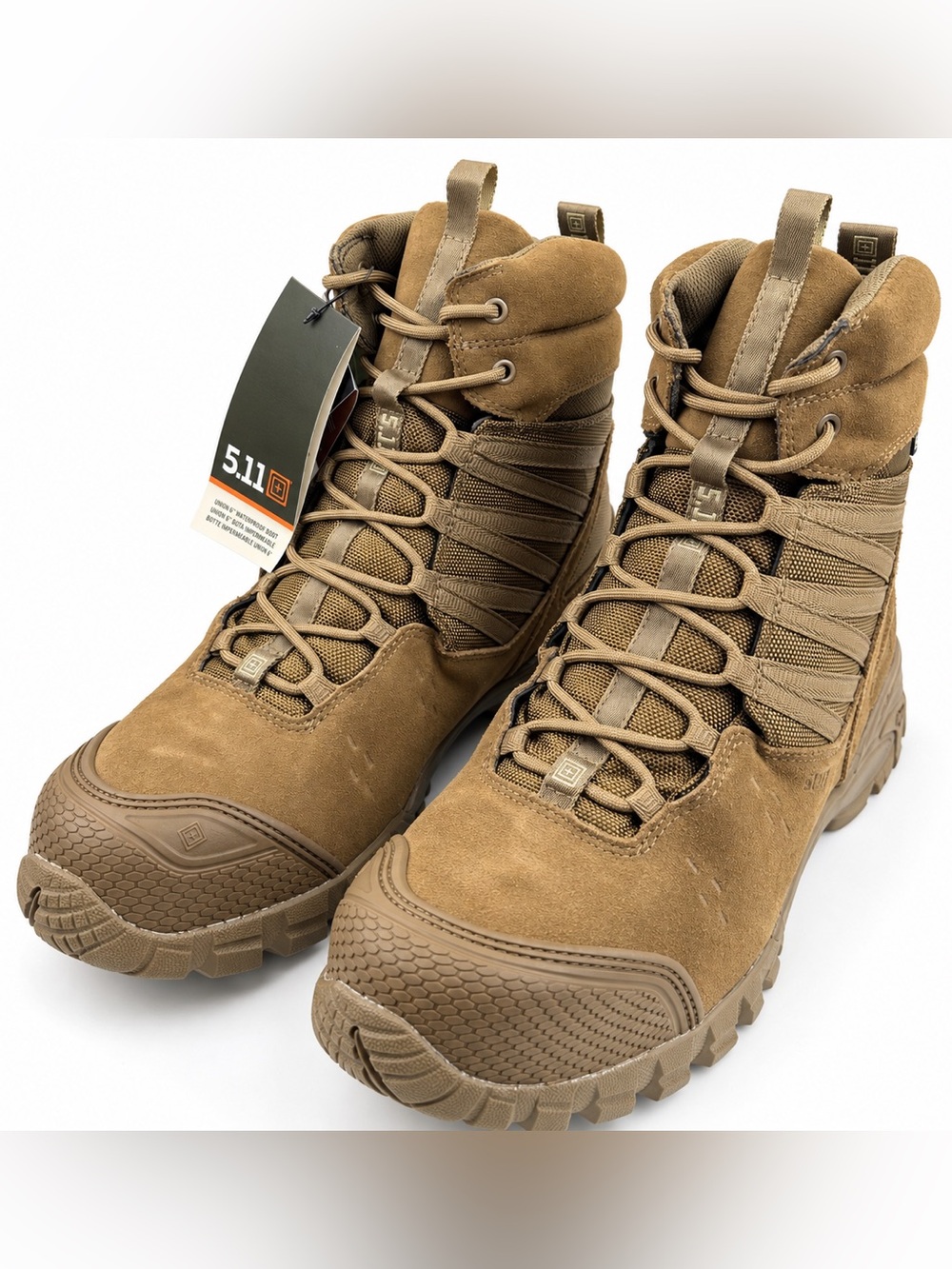 5.11 Tactical Union 6” Waterproof Boots Men’s 15R Dark Coyote NWT